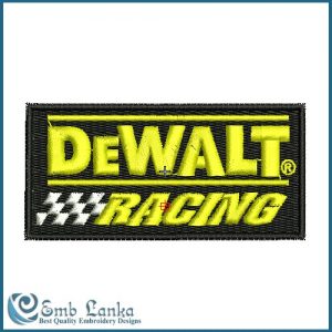 Dewalt Racing Logo Embroidery Design 1340713897, Emblanka