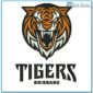 Brisbane Tigers Rugby League Logo, Emblanka