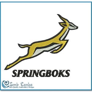 New South Africa Rugby Logo Embroidery Design Logos