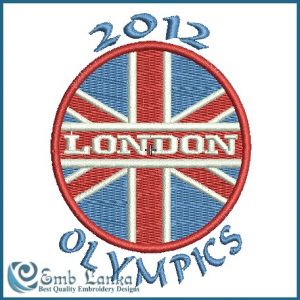 2012 London Olympics Logo 2 Embroidery Design - Emblanka