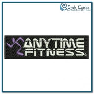 Anytime Fitness Logo 2 Embroidery Design