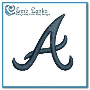 Atlanta Braves Logo 2 Embroidery Design