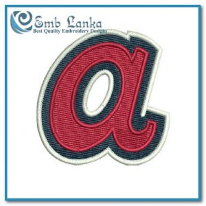 Atlanta Braves Logo 3 Embroidery Design