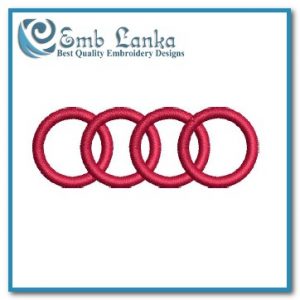 Audi Logo 2 Embroidery Design Logos