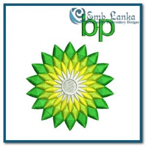 BP Logo 3 Embroidery Design - Image 1