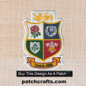 British & Irish Lions Rugby Logo Iron on Patch