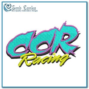 CCR Racing Logo Embroidery Design Logos