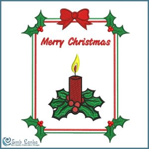 Christmas Greeting Card 2 Embroidery Design Christmas