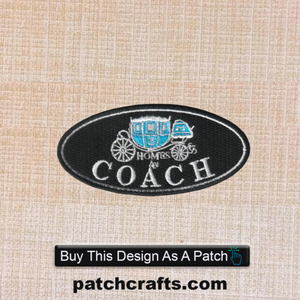 Coacha Logo Embroidered Iron On Patch