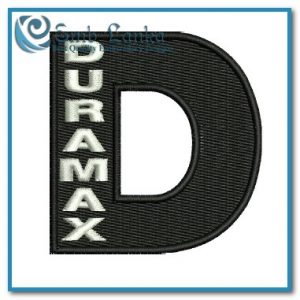 D Duramax Logo Embroidery Design Logos