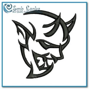 Demon Logo 2 Embroidery Design Logos