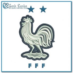 France National Football Team New Logo 2 Embroidery Design Football Club Logos Embroidery Designs