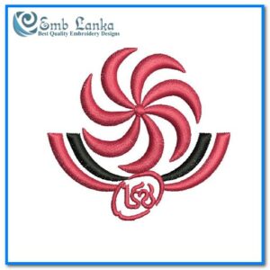 Georgia Rugby Logo Embroidery Design