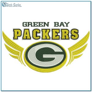 Green Bay Packers Logo 3 Embroidery Design Logos