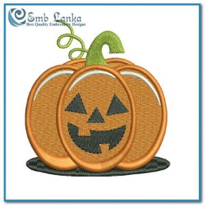 Halloween Pumpkin 4 Embroidery Design Halloween Day