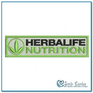 Herbalife Nutrition Logo 2 Embroidery Design