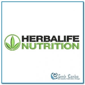 Herbalife Nutrition Logo Embroidery Design