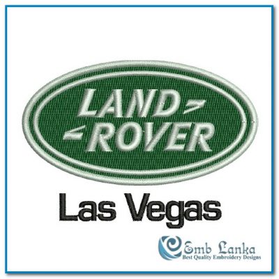 Land Rover las Vegas Logo Embroidery Design - Emblanka