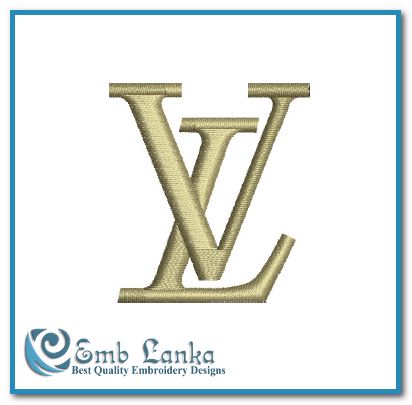 Louis Vuitton Logo Embroidery Design - Emblanka
