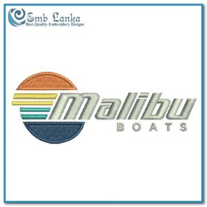 Malibu Boats Logo Embroidery Design Logos