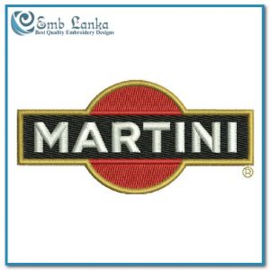 Martini Global Logo Embroidery Design Logos