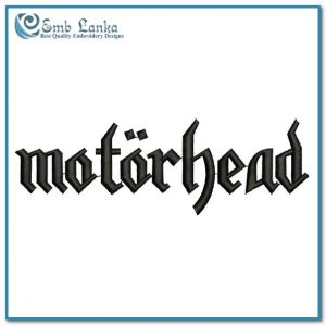 Motörhead Logo 2 Embroidery Design