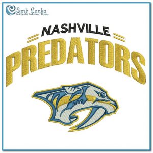 Nashville Predators New Logo Embroidery Design Logos