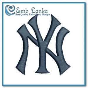 New York Yankees Logo 3 Embroidery Design