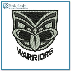 New Zealand Warriors Logo Embroidery Design Logos