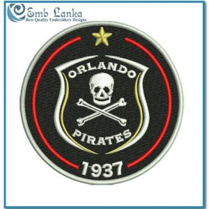 Orlando Pirates Football Club Logo Embroidery Design Football Club Logos Embroidery Designs Football
