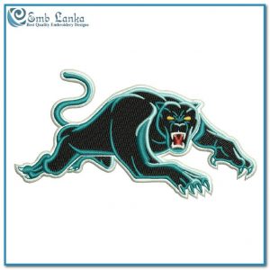 Penrith Panthers Logo 2 Embroidery Design Logos