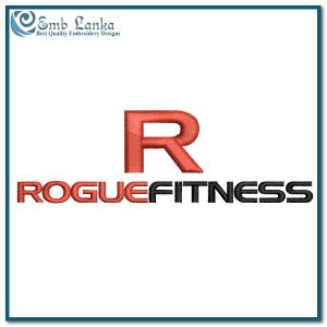 Rogue Fitness Logo Embroidery Design