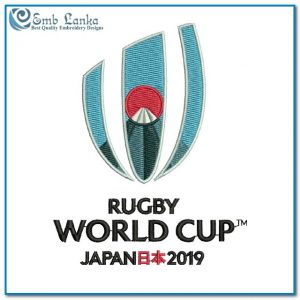 Rugby World Cup 2019 Japan Embroidery Design - Emblanka