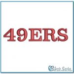 SF 49ers Embroidery Design ⋆ 6 sizes included ⋆ Blu Cat Red Dog