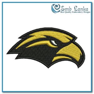 Southern Miss Golden Eagles Secondary Logo Embroidery Design Logos