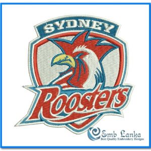 Sydney Roosters Logo Embroidery Design Logos