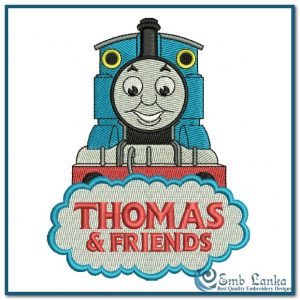 Thomas and Friends Logo 2 Embroidery Design Cartoon