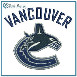 Vancouver Canucks Logo 2 Embroidery Design Logos