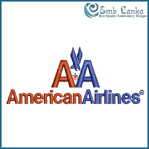 American Airlines Logo Embroidery Design American Airlines Logo Embroidery Design