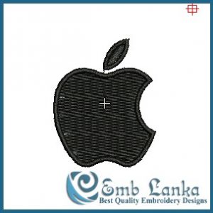 Apple iphone Logo Embroidery Design Face Mask
