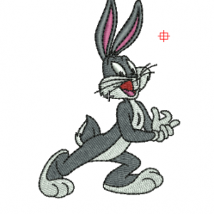 Bugs Bunny Embroidery Design Animals looney