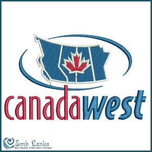 Canada West Universities Logo Embroidery Design CWUAA Logos