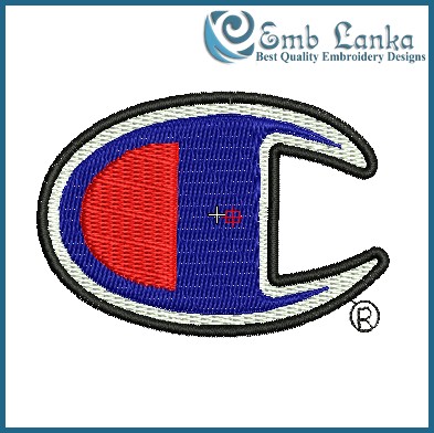 Snart overvældende protein Champion Logo 2 Embroidery Design - Emblanka