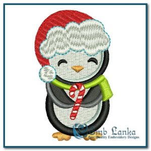 Cute Boy Jolly Penguin 6 Embroidery Design Animals