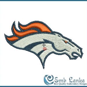 Denver Broncos Logo Embroidery Design Logos