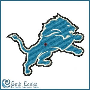 Detroit Lions Logo Embroidery Design Logos