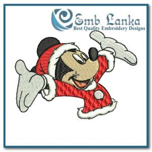 Disney Christmas Mickey Mouse Embroidery Design Animals Mickey Mouse