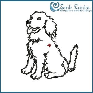 Dog Embroidery Design Animals