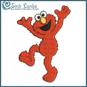 Elmo Sesame Street Embroidery Design Cartoon