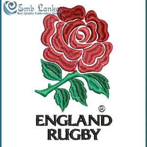 England Rugby Logo Embroidery Design Logos